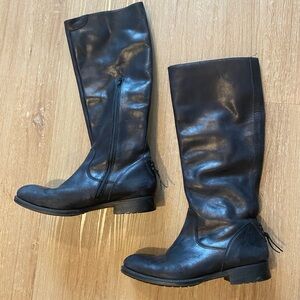 Vera Wang Lavender Label Black Over the Knee Boots